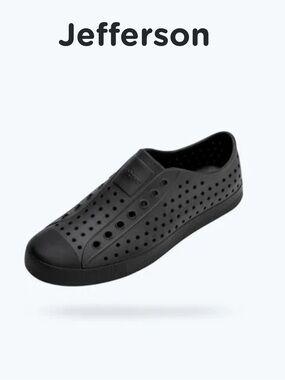 Native Jefferson Women's Slip-On Loafer in Black